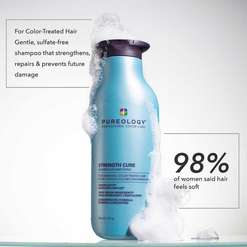 Pureology Strength Cure Shampoo For Damaged Hair & Split Ends