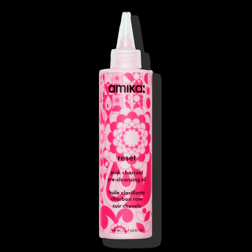 amika Reset Pink Charcoal Scalp Cleansing Oil