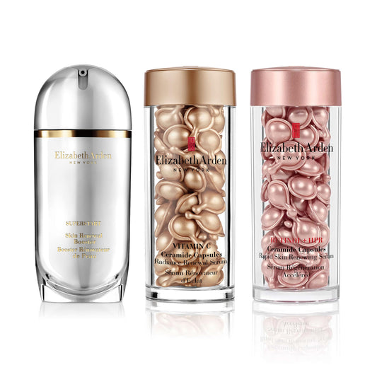 Superstart, Vitamin C, and Retinol + HPR Trio Set